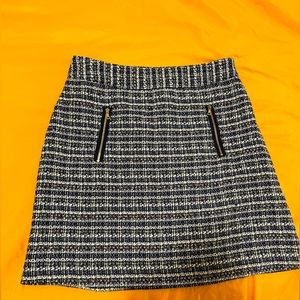 Ann Taylor Loft Twead Mini Skirt Size 4